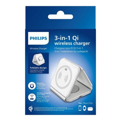 Philips 3’ü 1 Arada Qi Kablosuz Şarj İstasyonu İncelemesi: Masaüstünde Kablo Kalabalığına Son