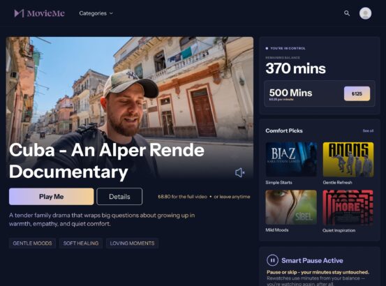 Dünyanın İlk İzlediğin Kadar Öde Yayın Platformu MovieMe Türkiye'de