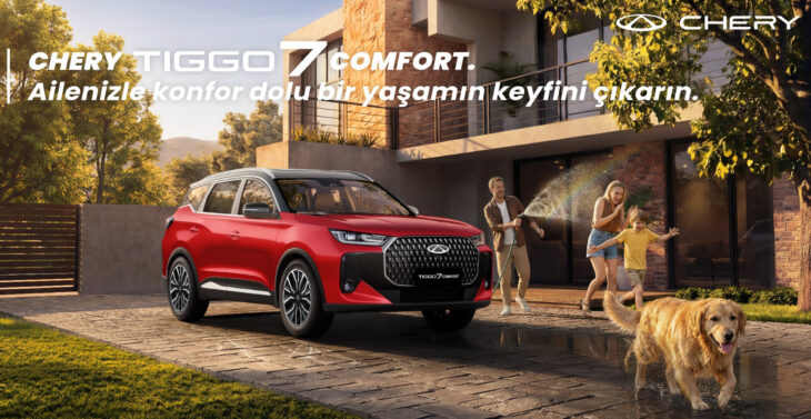 Yeni Chery TIGGO 7 Comfort Ailelerin Beklentilerini Tek Bir SUV’da Buluşturuyor!