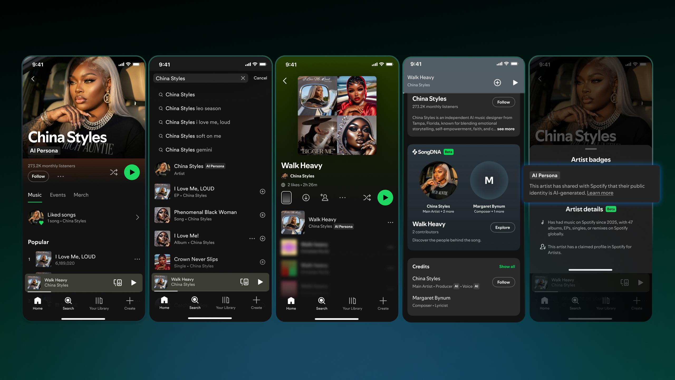 Spotify, Yapay Zekayla Oluşturulmuş Sanatçı Profilleri İçin “AI Persona” Etiketini Duyurdu