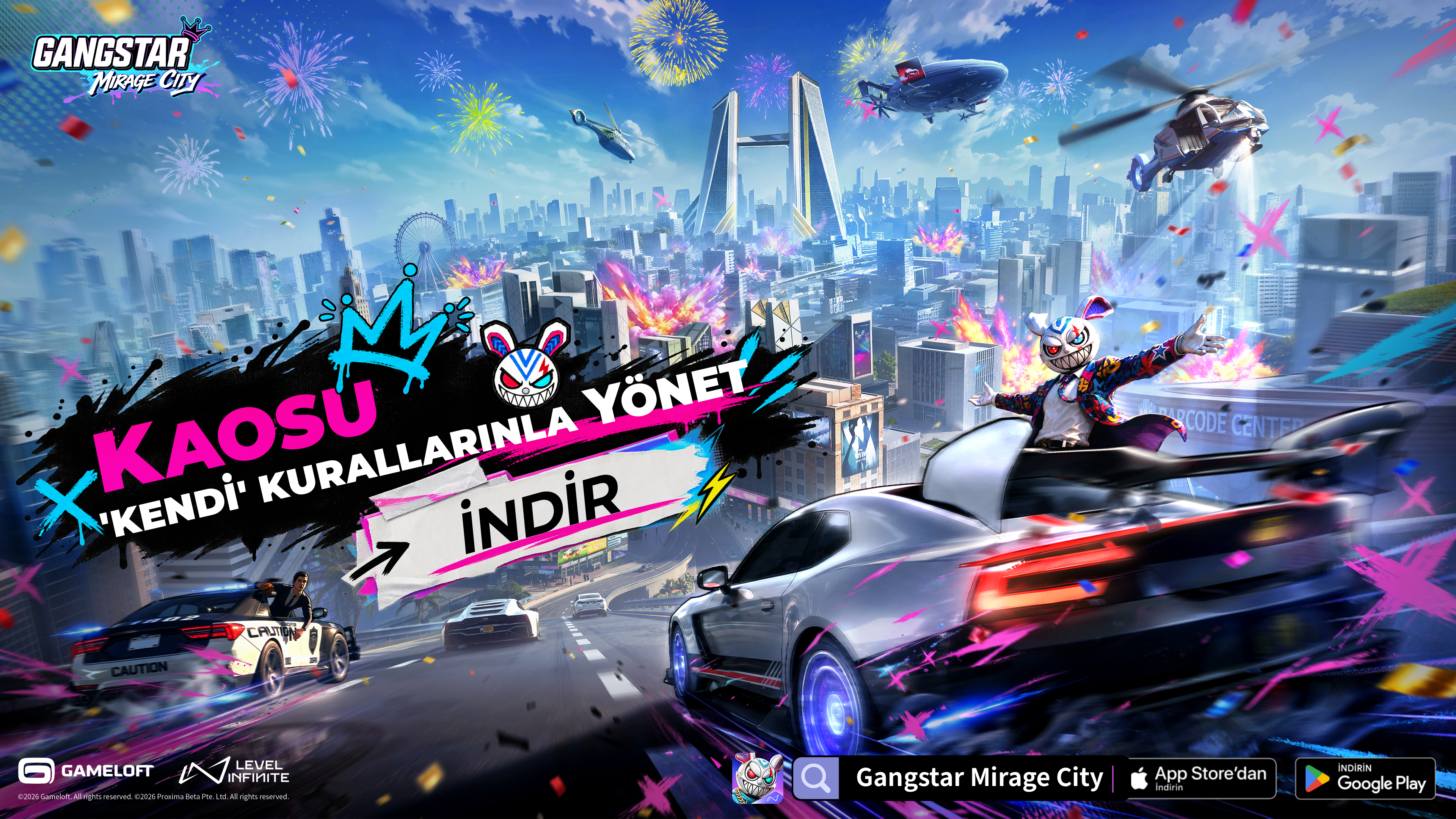 Gangstar Mirage City 30 Milyon Ön Kayıtla Türkiye’de Oyuncularla Buluştu