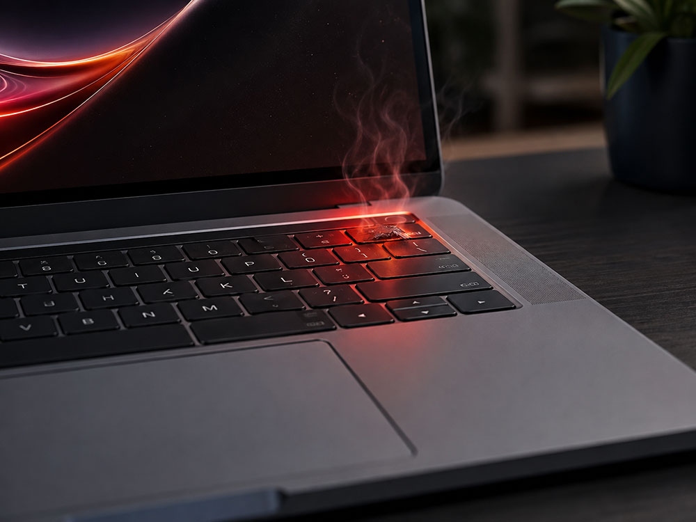 M5 İşlemcili MacBook Pro Fazla Isınınca Klavyeyi Pişirdi!