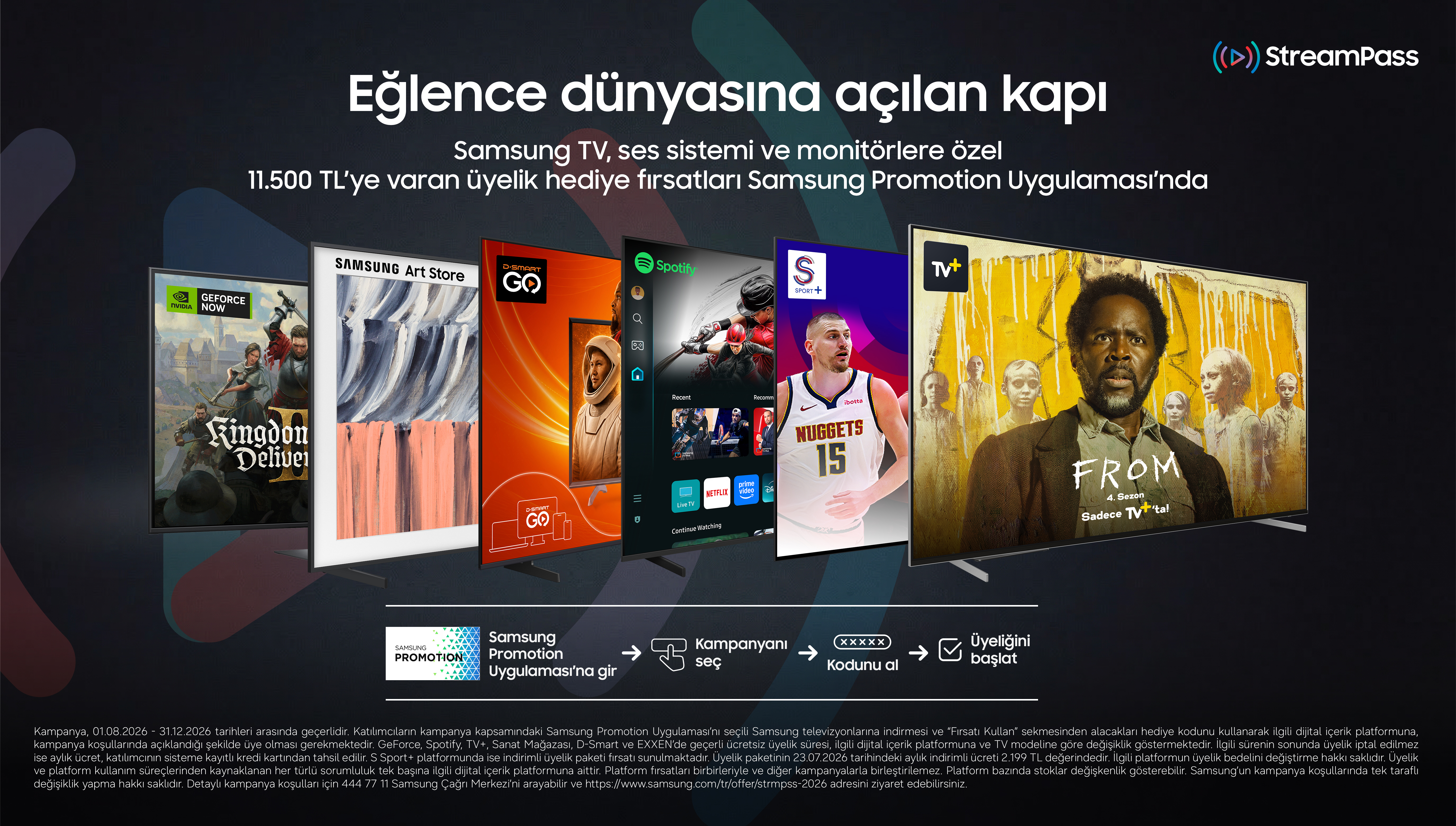 Samsung'dan Eğlence Dünyasının Kapılarını Aralayan Kampanya!