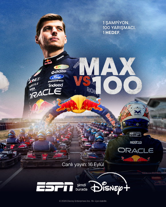 MAX VS 100, RED BULL ORTAKLIĞIYLA ESPN İLE 16 EYLÜL’DE DISNEY+’TA CANLI YAYINLANACAK!