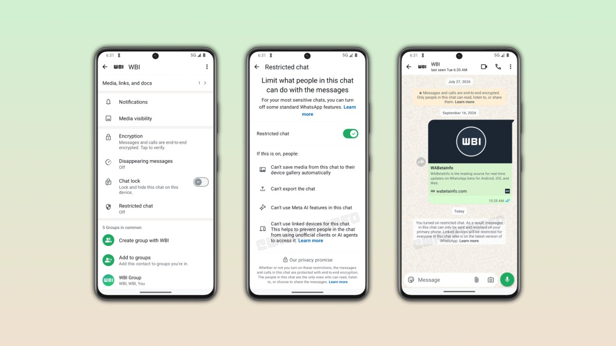 WhatsApp’a Gizlilik Odaklı “Kısıtlı Sohbet” Özelliği Geliyor: İşte Getirdiği 4 Önemli Kısıtlama