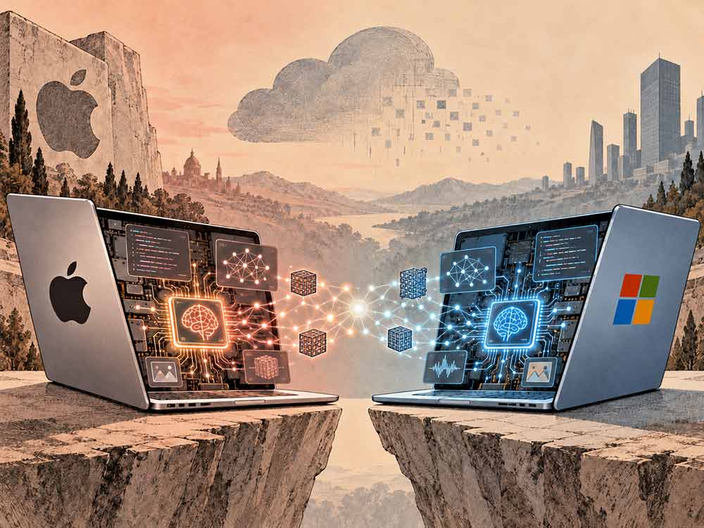 Microsoft Yapay Zekayı PC’ye Taşıyor! Apple ile Rekabette Yeni Cephe Açıldı
