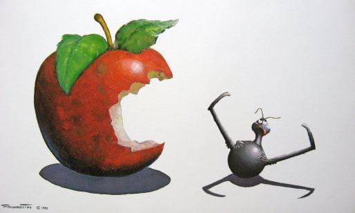 Frank Frazetta jnr bug apple