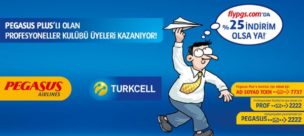 Pegasus Turkcell Profesyoneller Kampanya1