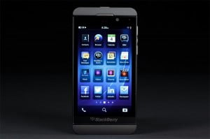 blackberry z10 front display