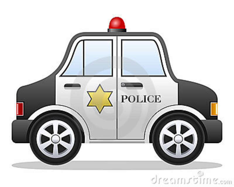 cartoon police car 21838198