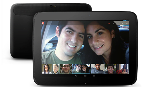 nexus 10 hangout