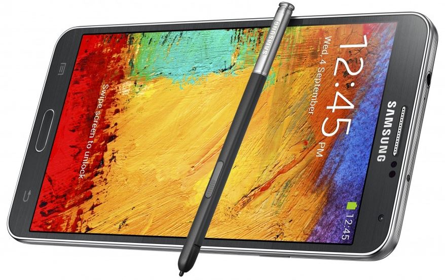 note 3 side with pen