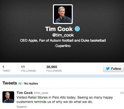 tim cook twitter account1